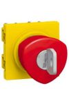 LEGRAND 076601 Program Mosaic emergency stop pusher, 2m, 10A, with key