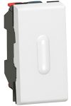 LEGRAND 077002 Program Mosaic toggle switch with LED light signal, 10A, 1m, white