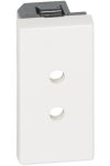 LEGRAND 077150 Program Mosaic ELV 2P socket, 1m, white