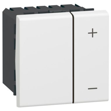 LEGRAND 078407 Program Mosaic universal dimmer, 2-wire, 400W, 2-module, white