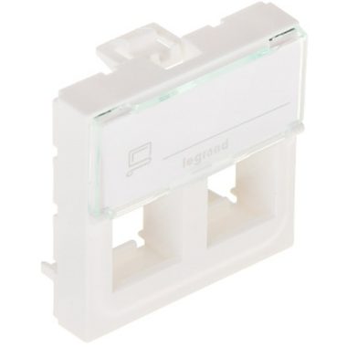 LEGRAND 078610 Program Mosaic 2xKeystone socket, 2m, white