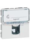 LEGRAND 078734 Program Mosaic RJ45 ISDN aljzat, 2m, fehér