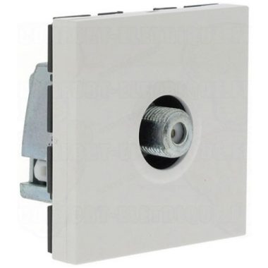 LEGRAND 078780 Program Mosaic TV socket "F" socket, 2 modules, white