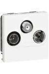 LEGRAND 078786 Program Mosaic TV-RD-SAT socket end cap, 2m, white