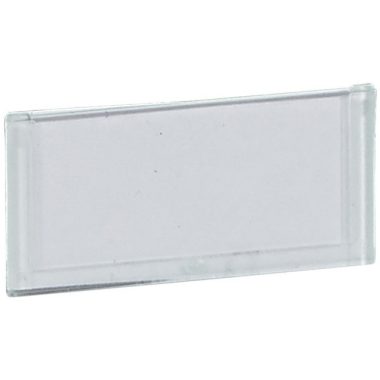 LEGRAND 079152 Program Mosaic label holder straight, transparent