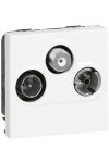 LEGRAND 079296 Program Mosaic TV-RD-SAT socket end cap, 2m, aluminum