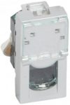 LEGRAND 079451 Program Mosaic LCS2 RJ45 aljzat Cat.5e UTP, 1 mod, alumínium