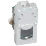   LEGRAND 079451 Program Mosaic LCS2 RJ45 socket Cat.5e UTP, 1 mod, aluminum