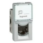   LEGRAND 079462 Program Mosaic LCS2 RJ45 socket Cat 6 FTP, 1 mod, aluminum