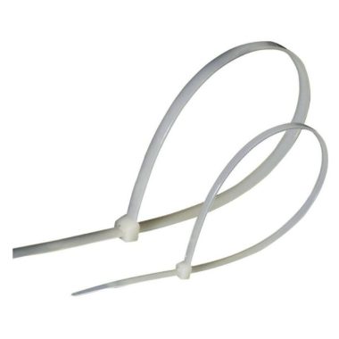 GAO 08291 Cable Tie, 200x4.6mm, white, 25 pcs