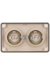 EATON 083674 F3A-KTD műanyag fedél, 2xD=70mm, IP66, RAL7035 (230x140mm)