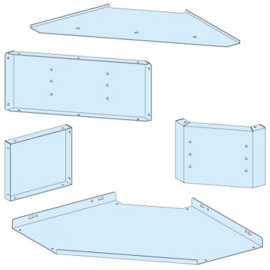 SCHNEIDER 08712 Prisma Plus Linergy LGYE IP30 corner element with metal cover and plastic spacers