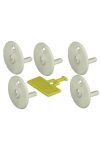 GAO 09130 Blind Plug Set, 5pcs, White