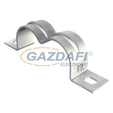 OBO 1004166 604 2X16 Rögzítőbilincs, könnyű kivitel, 16mm galvanikusan horganyzott acél