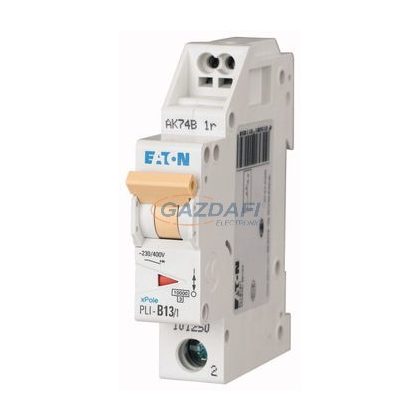   EATON 101250 PLI-B13/1 Kismegszakító, 10kA (dugaszolókapcsokkal)