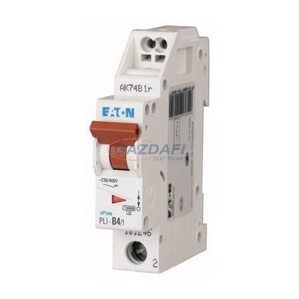   EATON 101253 PLI-C4/1 Kismegszakító, 10kA (dugaszolókapcsokkal)