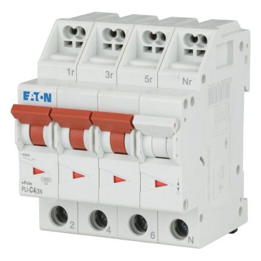 EATON 101337 PLI-C4/3N Kismegszakító, 10kA (dugaszolókapcsokkal)