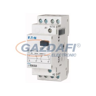 EATON 101910 Z-R23/4O 24V DC installációs relé, 4ny, 20A (AC1)