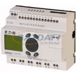 EATON 106391 EC4P-221-MTXD1 24VDC,12DI(4AI)/8DO, kijelzős