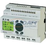   EATON 106395 EC4P-221-MTAD1 24VDC,12DI(4AI)/8DO/1AO, kijelzős