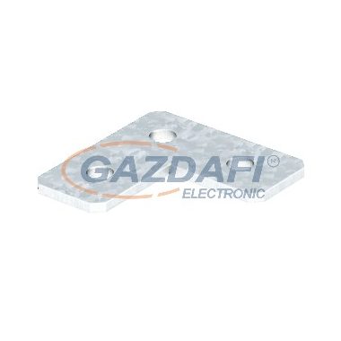 OBO 1124613 GMS 3 VP L G Összekötő lemez L-alakú, galvanikusan horganyzott acél