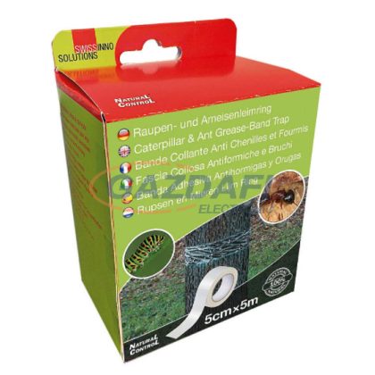   SWISSINNO 1250001K Natural Control Ragasztószalag hangyák és hernyók ellen, 5cm × 5m