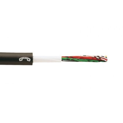 A-2Y(L)2Y telecommunication cable 10x2x0,8mm2 PE 225V, black