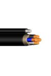YMT 4x16mm2 Cable with support wire, PVC RM 300 / 500V black