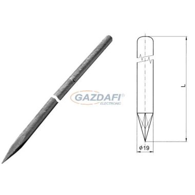 S&G Tűzihorganyzott kovácsolt felfogórúd "JK 1,0", 1000mm