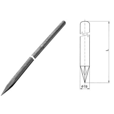 S&G Tűzihorganyzott kovácsolt felfogórúd "JK 1,5", 1500mm