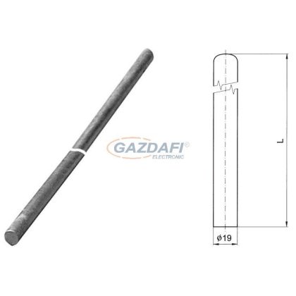 S&G Tűzihorganyzott felfogórúd "JR 1,0", 1000mm