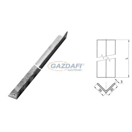   S&G Tűzihorganyzott vezetékvédő "OU 1,7", 1700mm