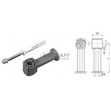 S&G Műanyag vezető rögzítő "PV1pl. - 30", 30mm