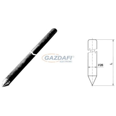 S&G Tűzihorganyzott földelőrúd "ZT 1,5", 1500mm