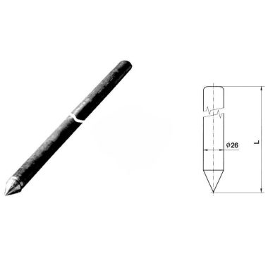 S&G Tűzihorganyzott földelőrúd "ZT 2,0", 2000mm