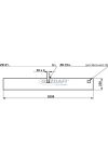 S&G Földelőkonzol "ZD 01a", 2000x250mm
