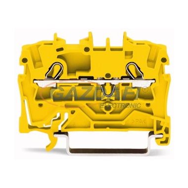 WAGO 2-vezetékes csatlakozóblokk sárga 2002-1206