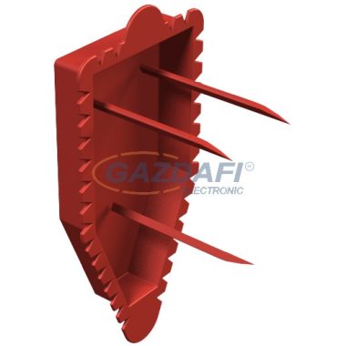 OBO 2003325 UW ASD Capac acoperire sub tencuială 60x30mm polietilenă roșie