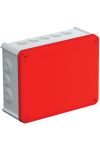 OBO 2007649 T 160 RO-LGR Cable-junction box with leads, with red cover 190x150x77mm Polypropylene, glass fiber reinforced