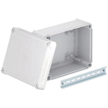   OBO 2007736 T 250 OE HD LGR Junction box with raised lid 240x190x115mm light gray Polypropylene / Polycarbonate