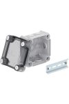 OBO 2007750 T 60 HD TR Junction box with raised transparent cover 114x114x76mm light gray Polypropylene / Polycarbonate