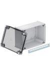 OBO 2007758 T 350 HD TR Junction box with raised transparent cover 285x201x139mm light gray Polypropylene / Polycarbonate