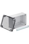 OBO 2007776 T 250 OE HD TR Junction box with raised transparent cover 240x190x115mm light gray Polypropylene / Polycarbonate