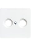 Schneider / Elso 206024 cover for TV socket, double, white