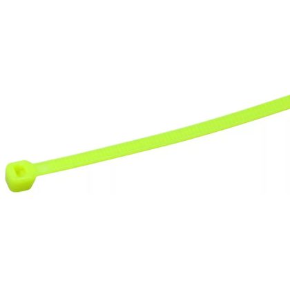   TRACON 230NZ Normál kábelkötegelő, neon zöld 290×3.6mm, D=2-80mm, PA6.6, 100 db/csomag