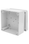 ELEKTRO-PLAST 2701-01 junction box with transparent cover, 105x105x66mm, gray, IP65