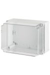 ELEKTRO-PLAST 2705-01 junction box with transparent cover, 135x74x72mm, gray, IP65