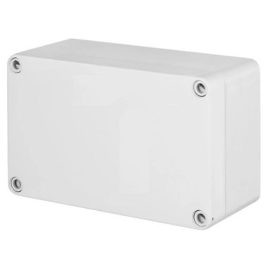 ELEKTRO-PLAST 2708-00 junction box with smooth side wall, 170x105x112mm, gray, IP65