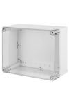 ELEKTRO-PLAST 2712-01 junction box with transparent cover, 170x135x107mm, gray, IP65