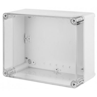 Cutie de joncțiune ELEKTRO-PLAST 2716-01 cu capac transparent, 220x170x86mm, gri, IP65